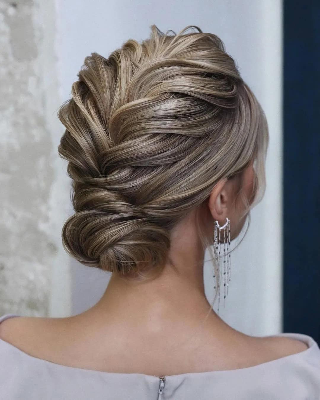 Braid To Bun Wedding Hairstyles