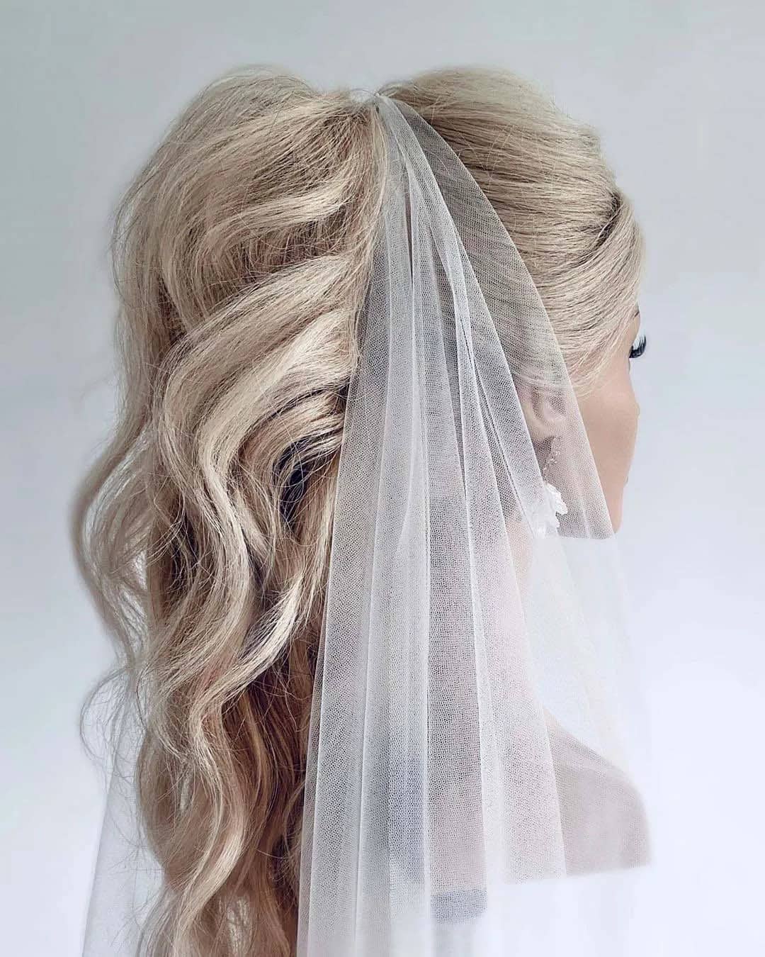 Wedding Hairstyles For Long Hair With Veil