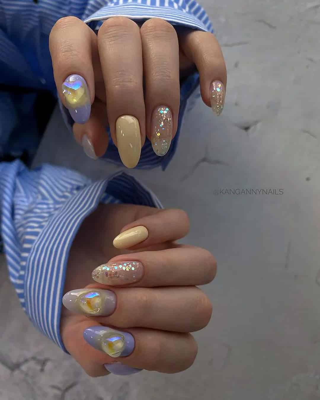 Whimsical Pastels Nail Designs