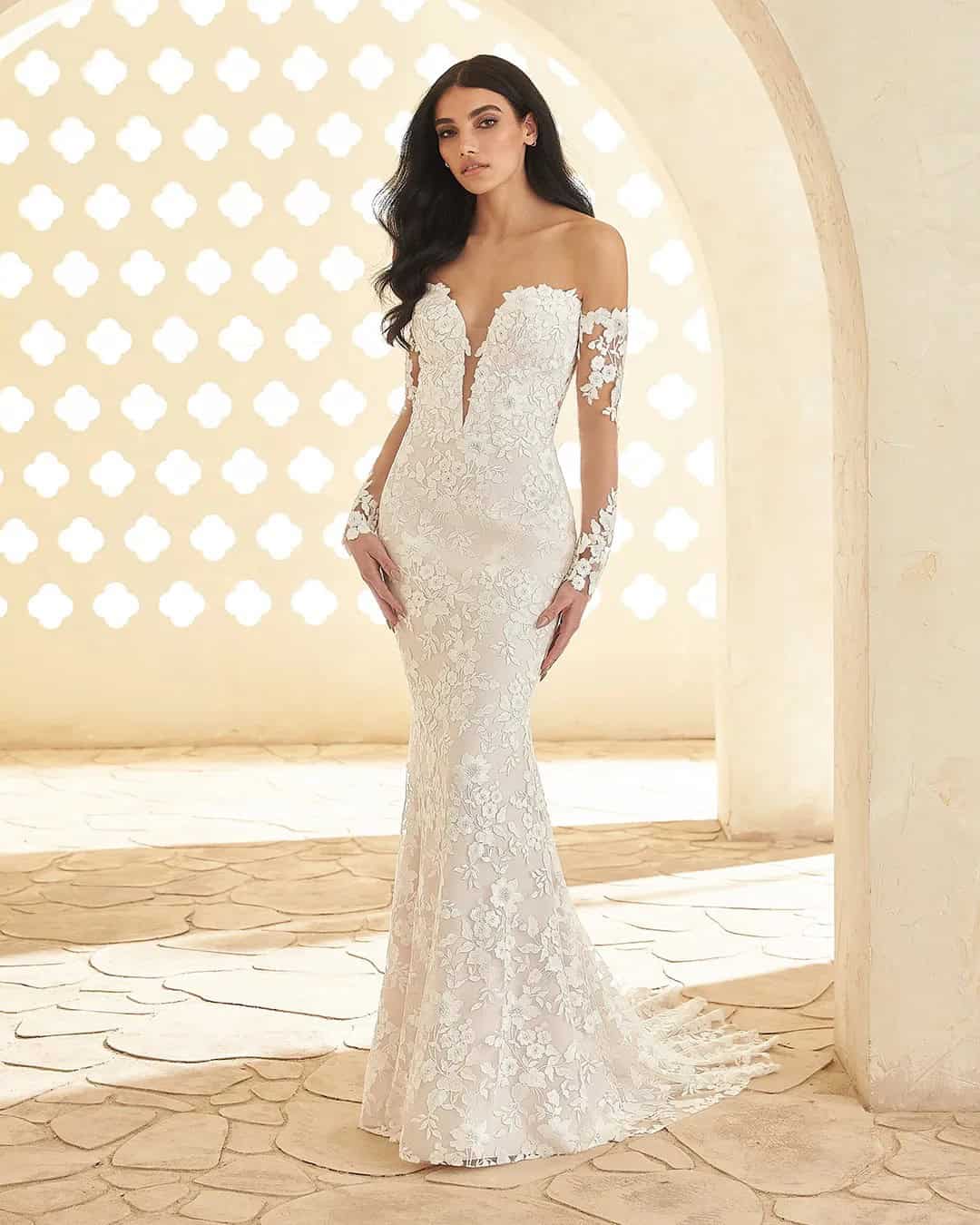 Long Sleeve Mermaid Wedding Dresses