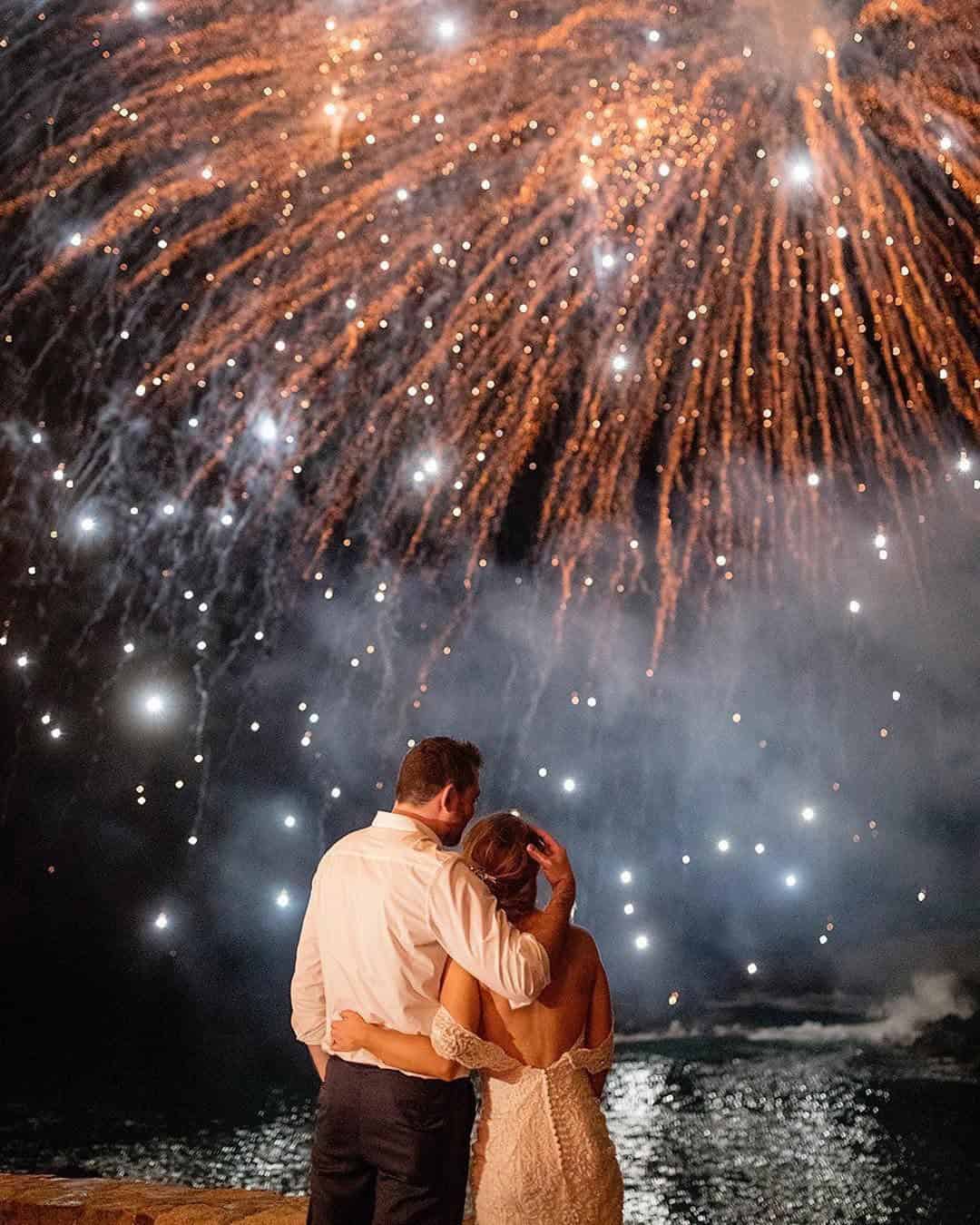 Wonderful Wedding Fireworks