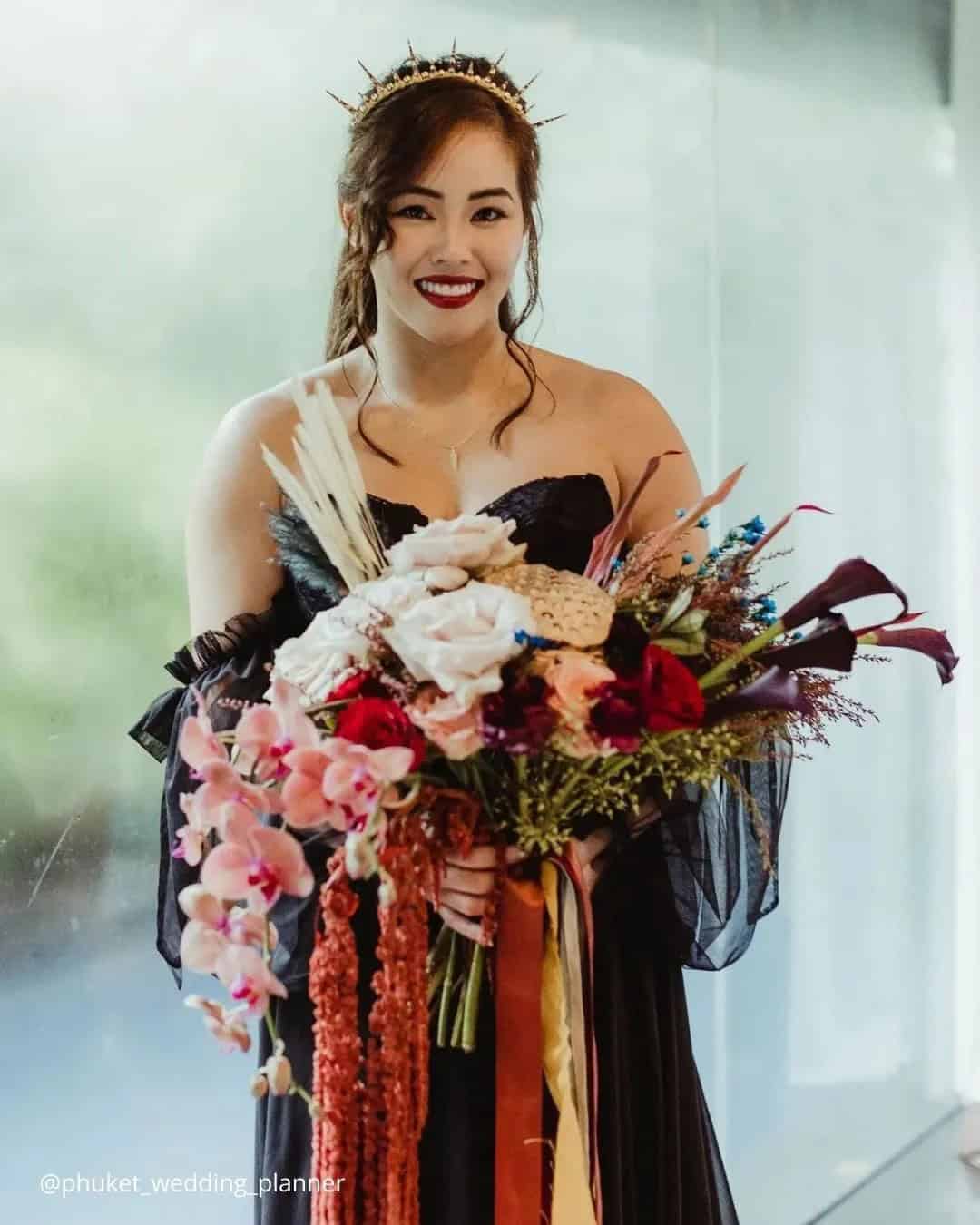 Black And White Wedding Bouquets