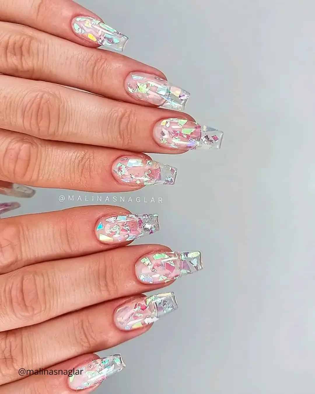 Acrylic Wedding Nails