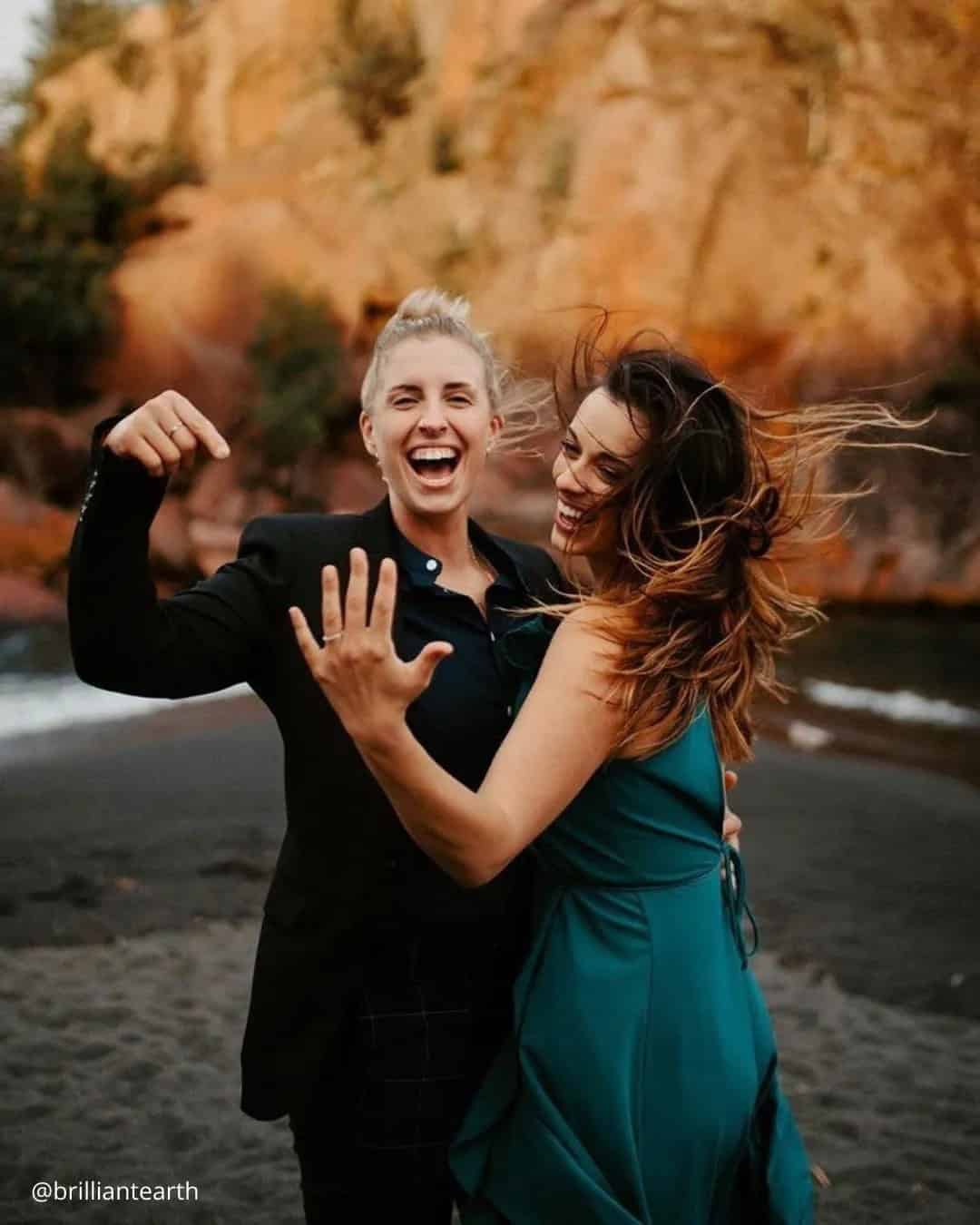 Nature-Inspired Engagement Photos