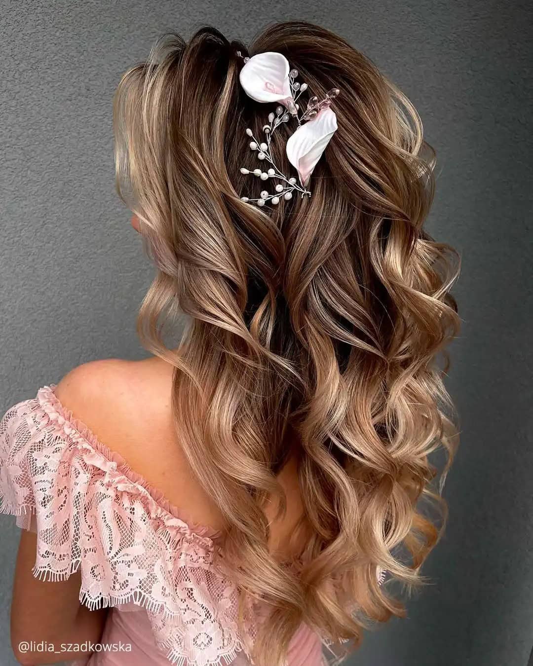 Down Wedding Hairstyles For Long Hair