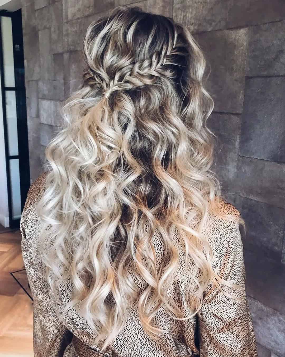 Down Wedding Hairstyles For Long Hair