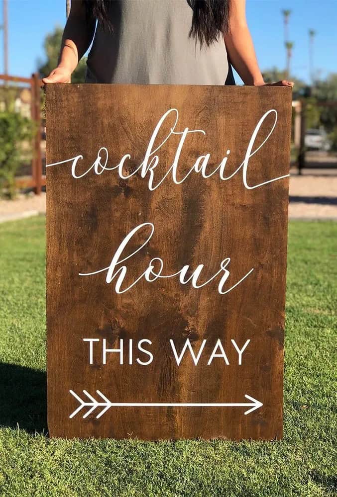 Directional Wedding Signs