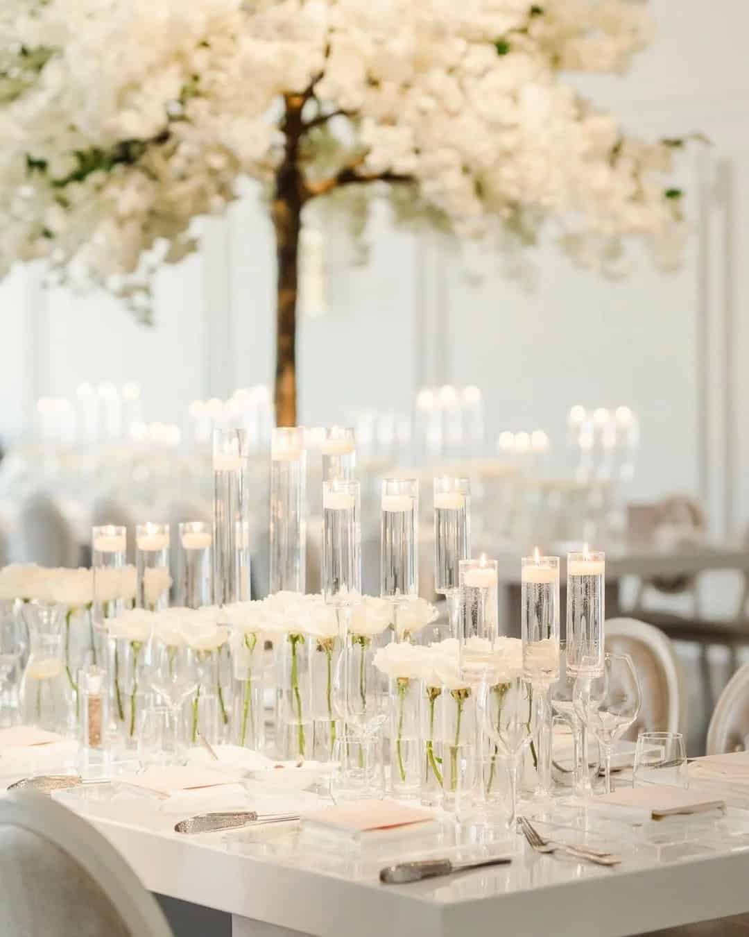 Modern Elegant Wedding Decor For Centerpieces