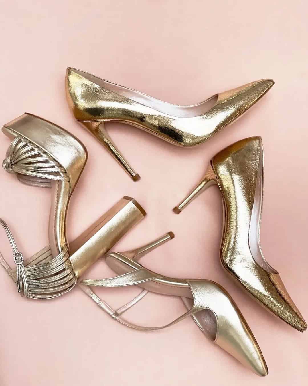 Gold Wedding Shoes