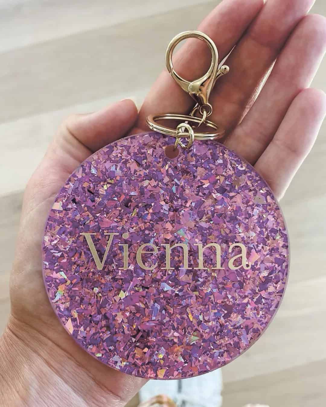 Crystal Keyring