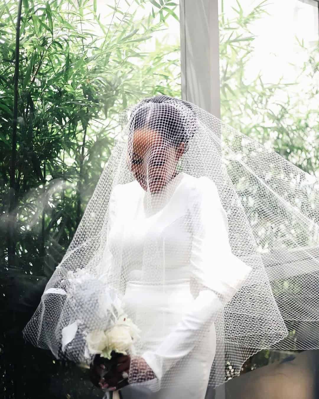 Black Wedding Hairstyles With Veil