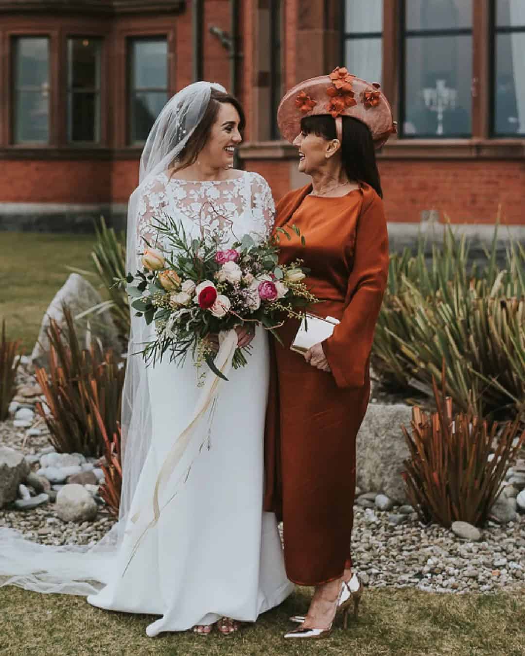 Rust Color Mother Of The Bride Dresses