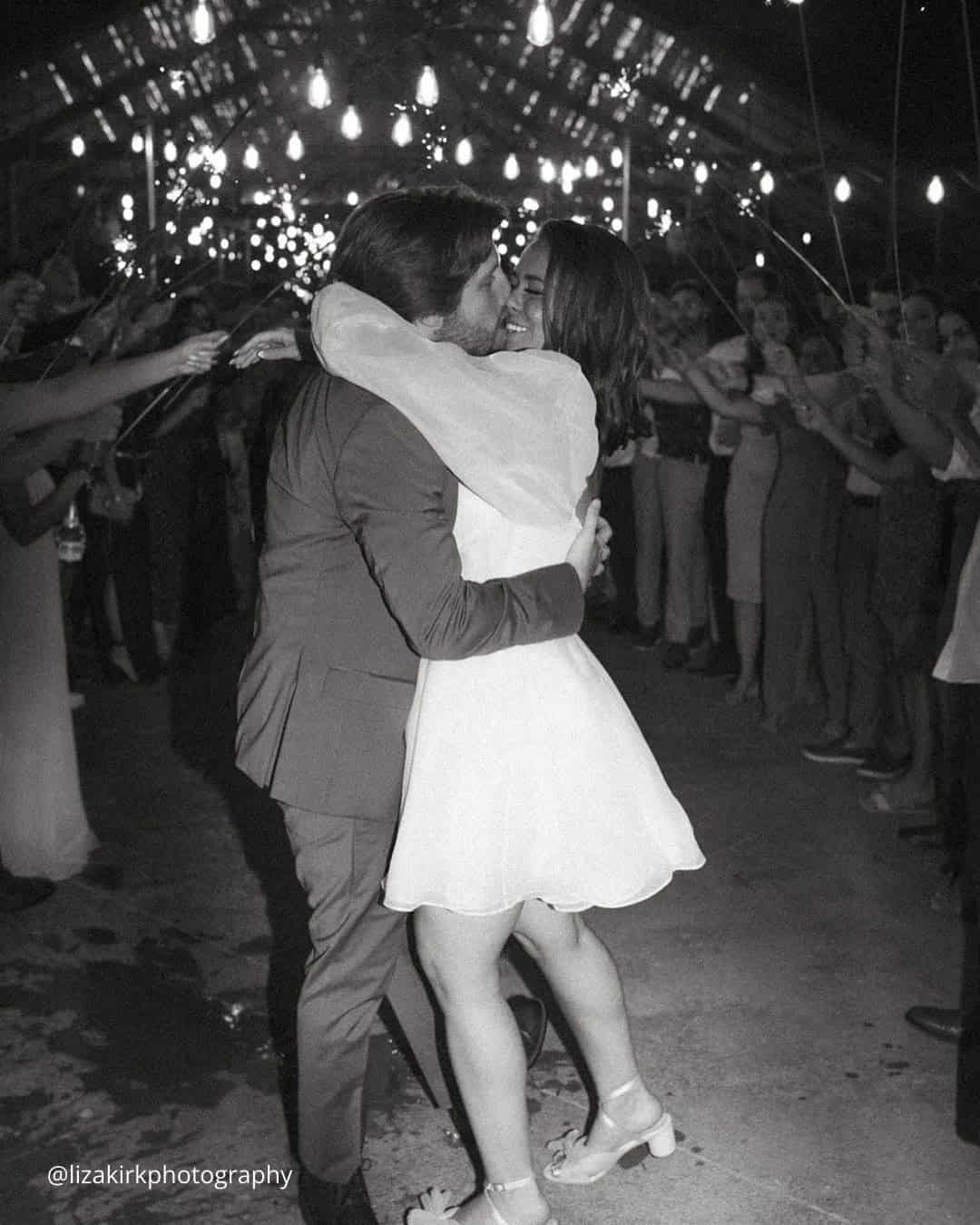 Magic Black And White Sparkler Photo Ideas