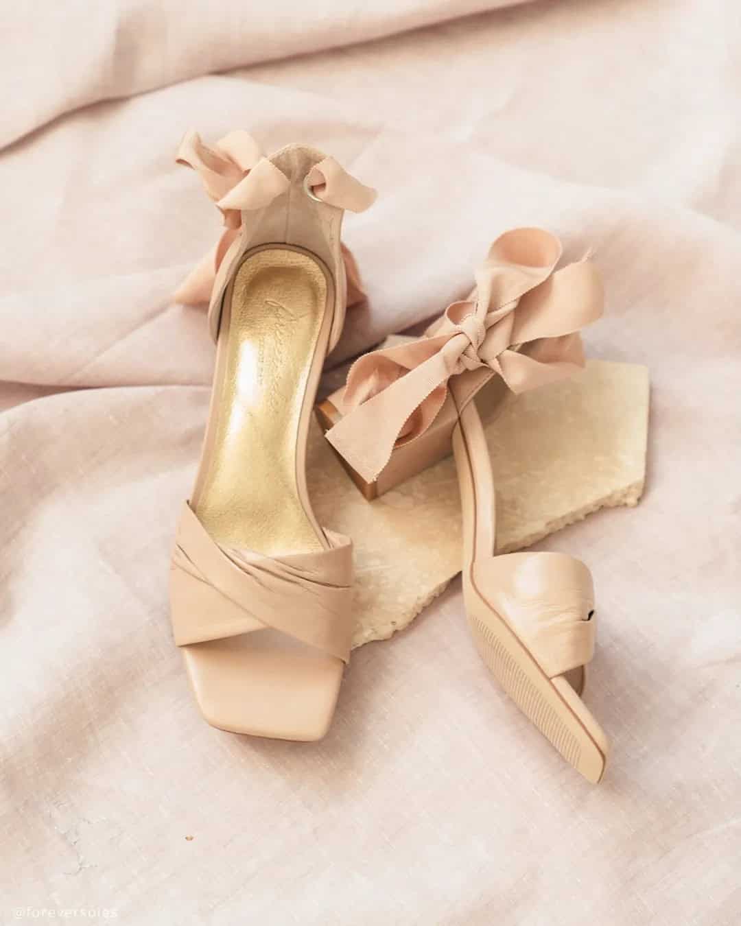 Nude Wedding Sandals