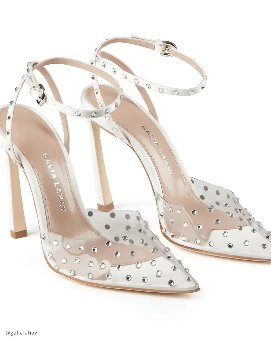 Low Heel Sparkly Wedding Shoes