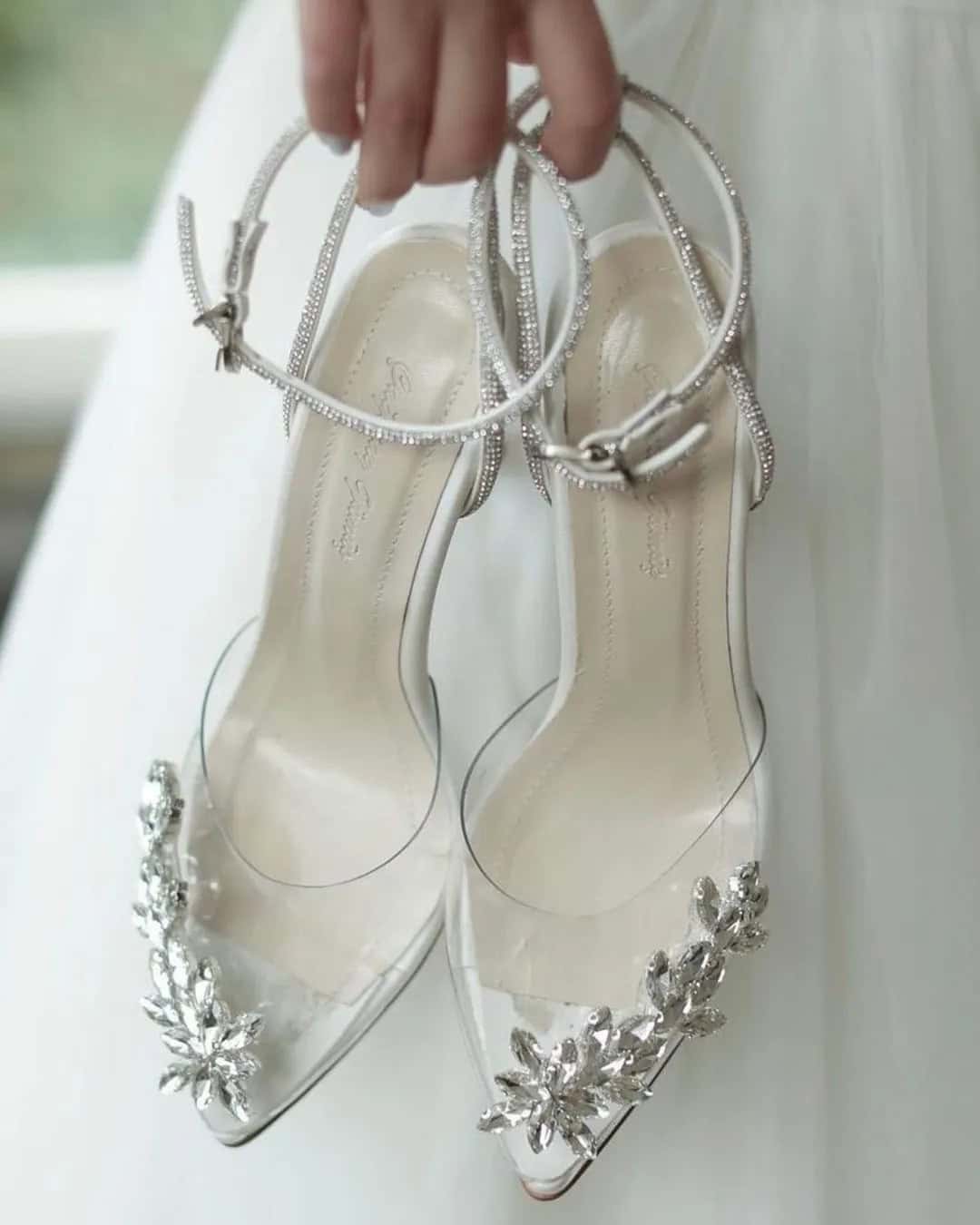 Clear Low Heels