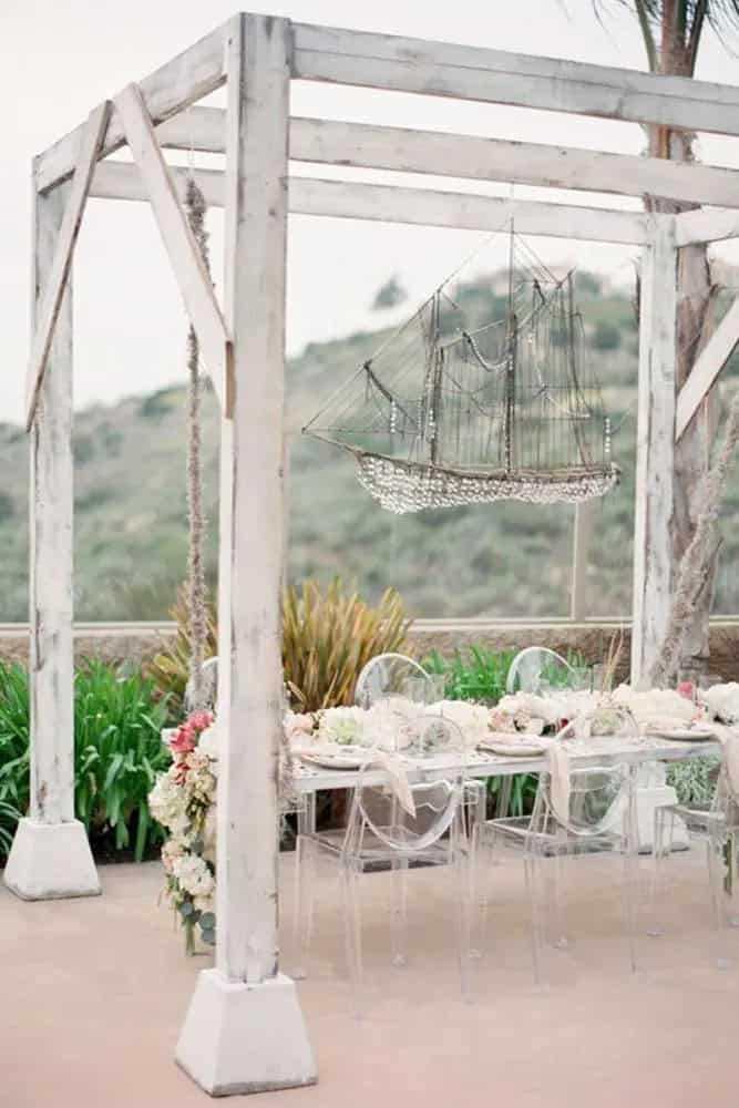 Nautical-Themed Wedding Reception