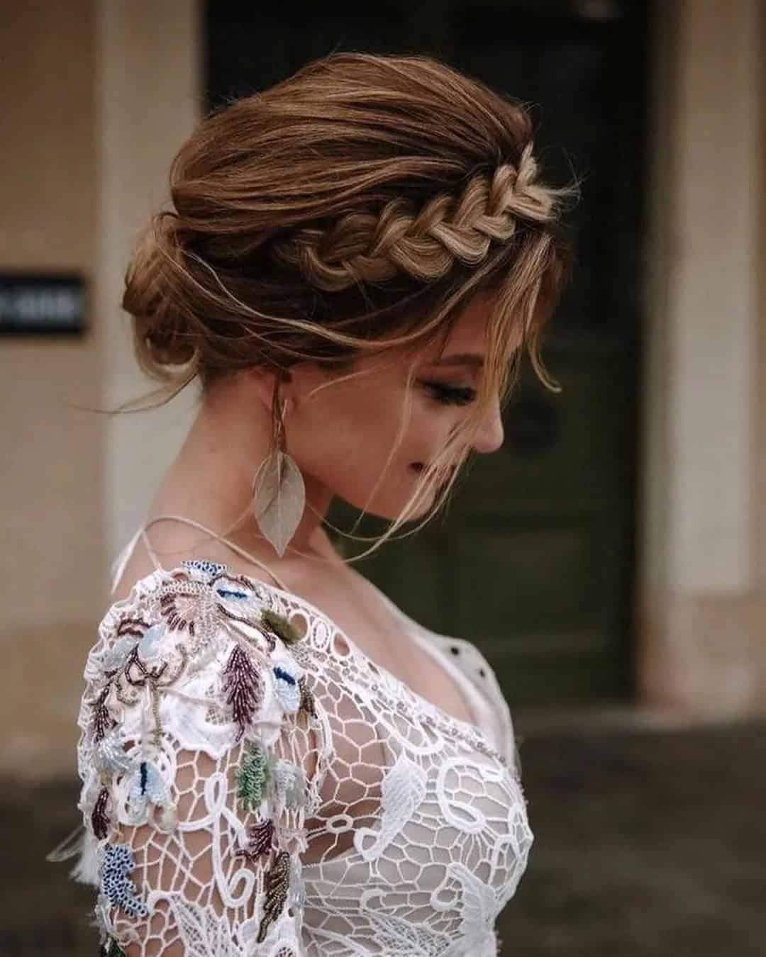 Spring Wedding Hairstyles With Braids