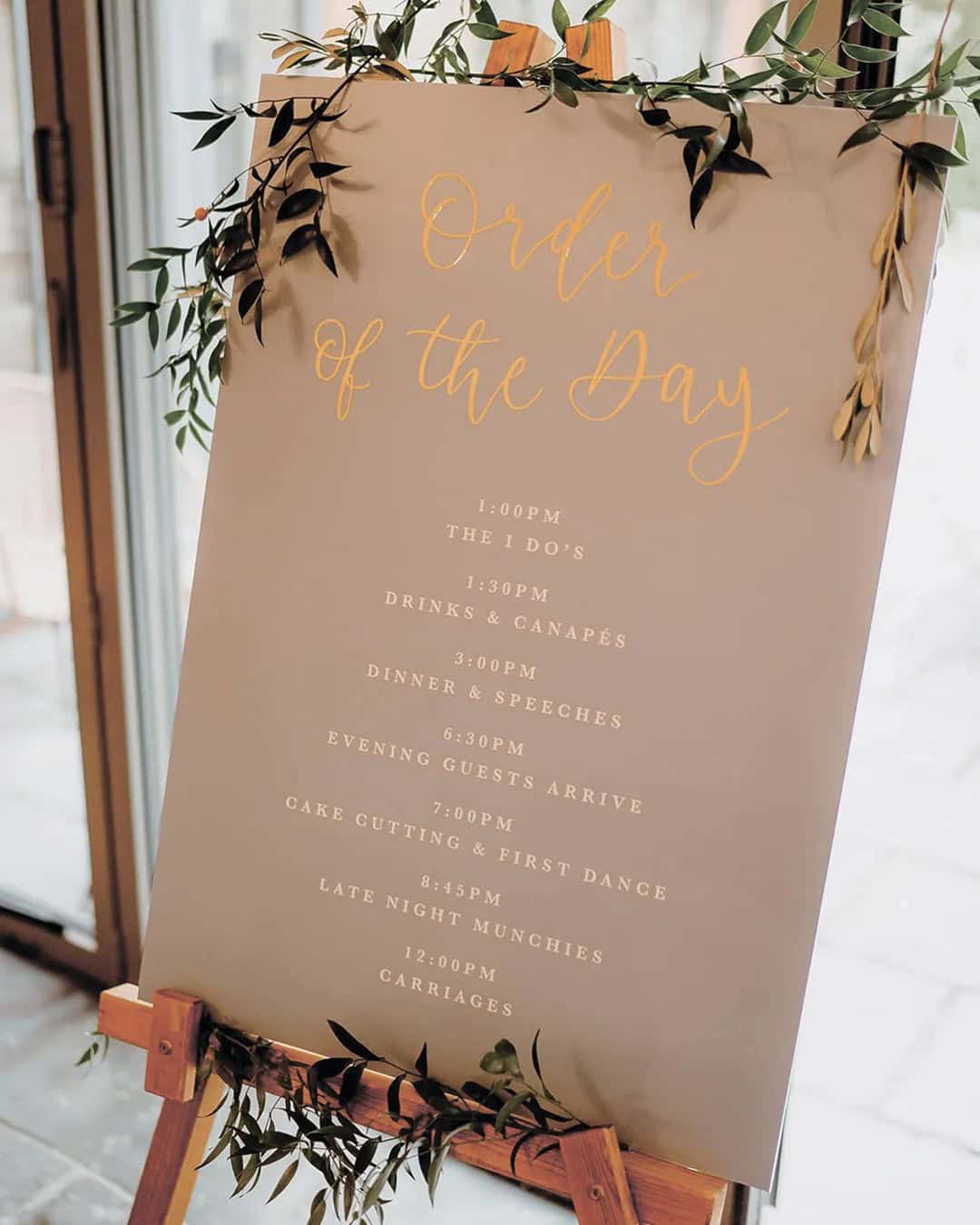 Nude Wedding Signs