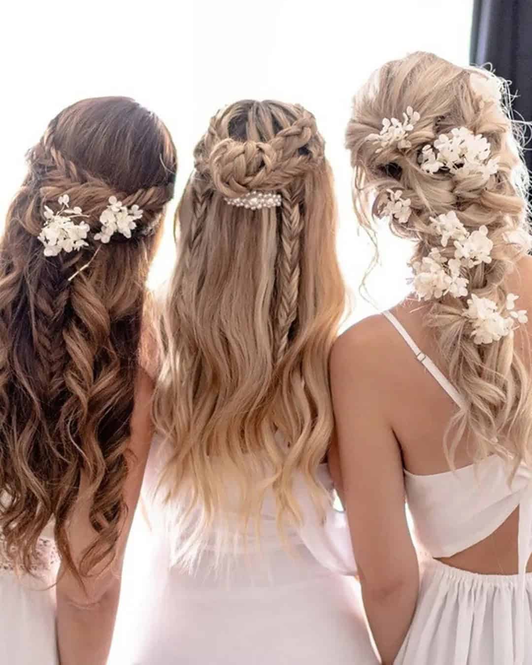 Bridesmaid’s Hairstyles for Summer Wedding