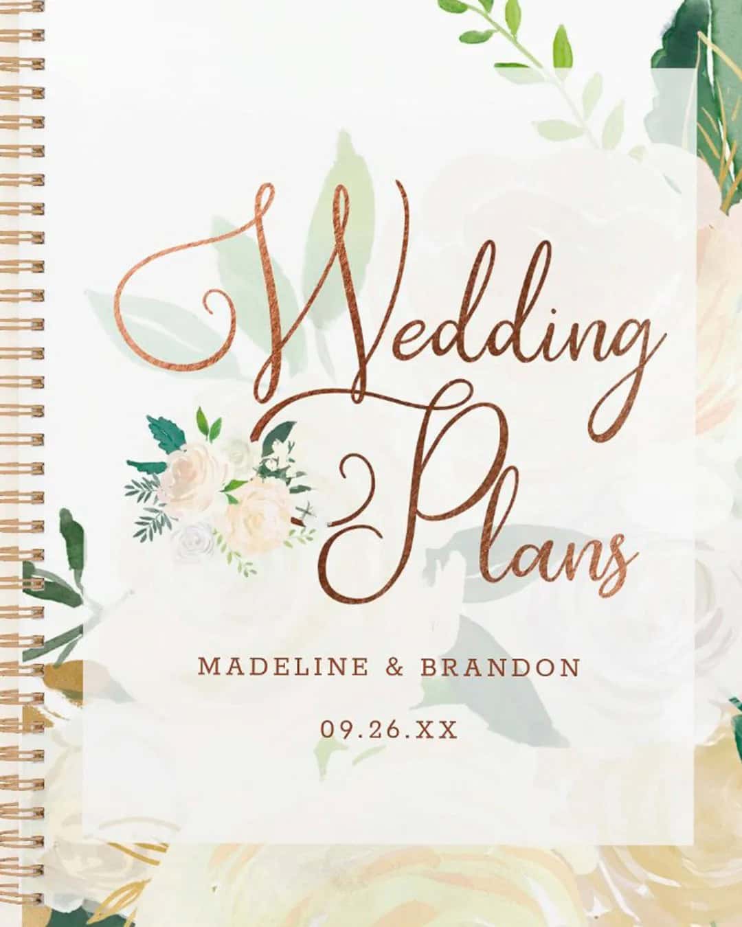 Farmhouse Fresh Rustic Wedding Planner by Zazzle