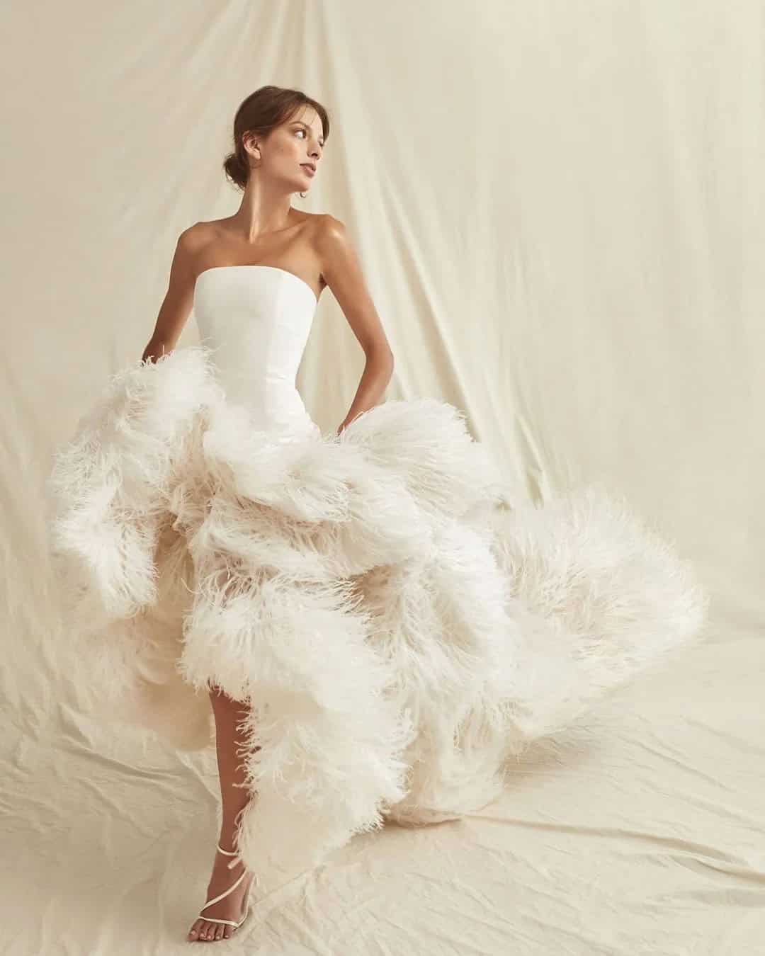 Ruffled Wedding Dress Ideas