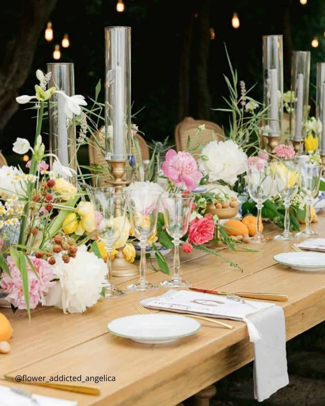 Summer Wedding Table Decorations