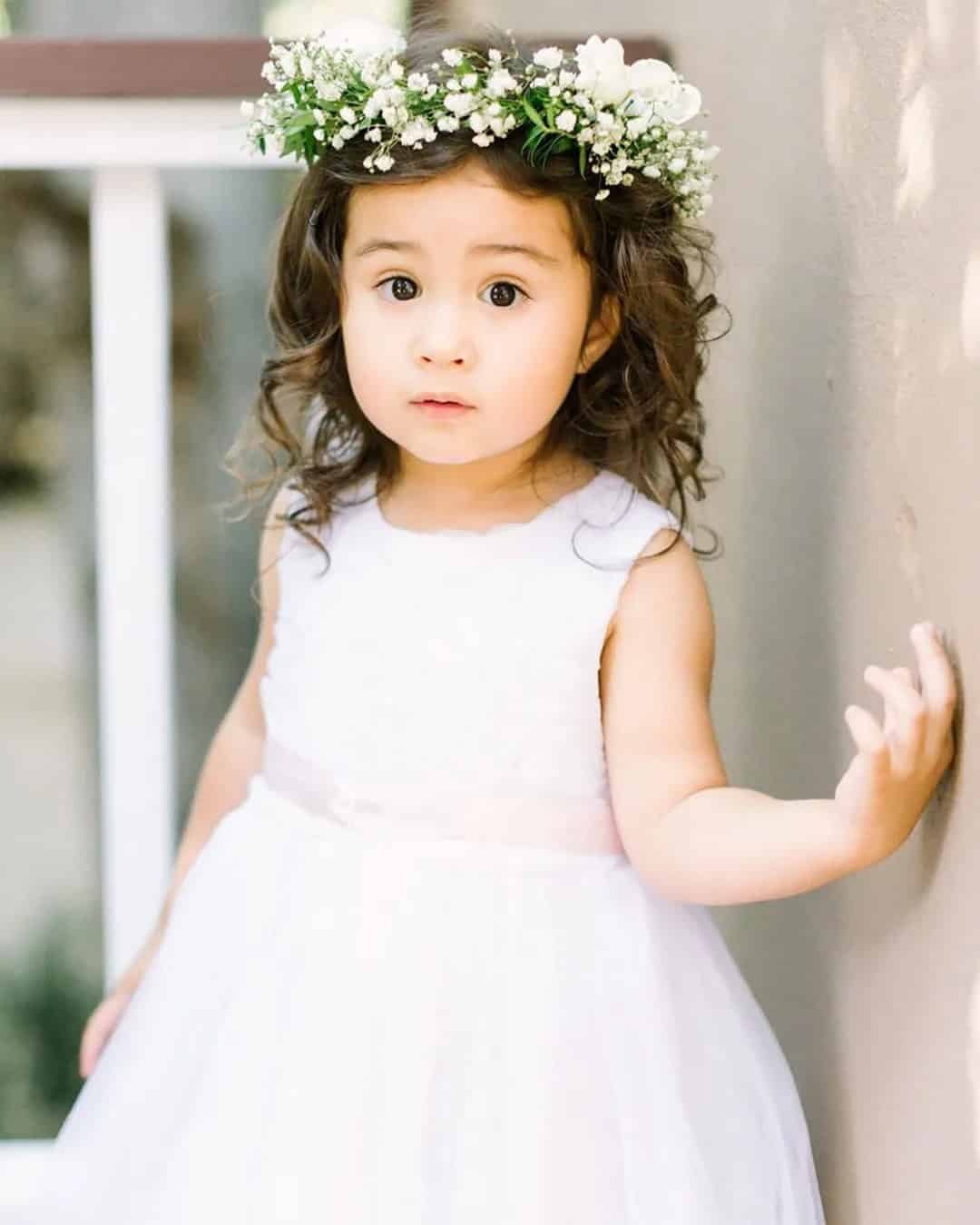 Cute Flower Girls Photos