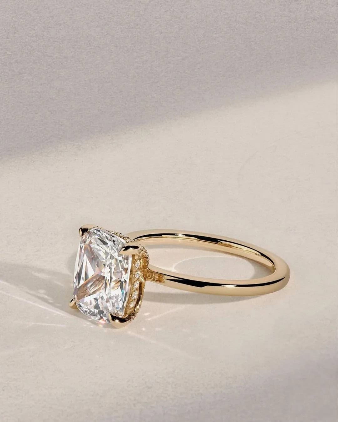 Princess Cut Solitaire Engagement Rings