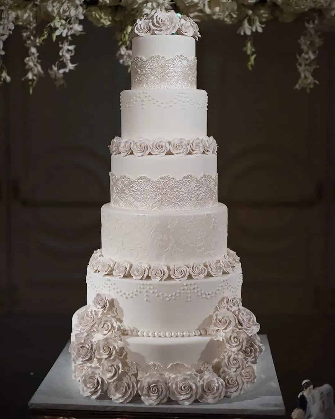 Simple Romantic Wedding Cakes