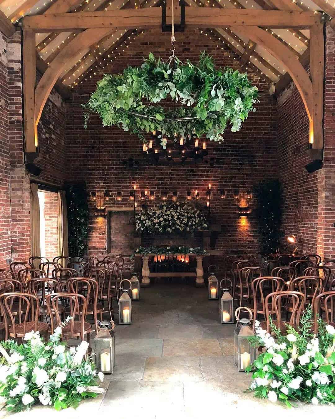 Rustic Aisle Decor