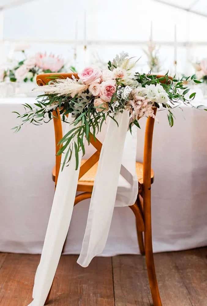 Wedding Flower Ideas for Chairs