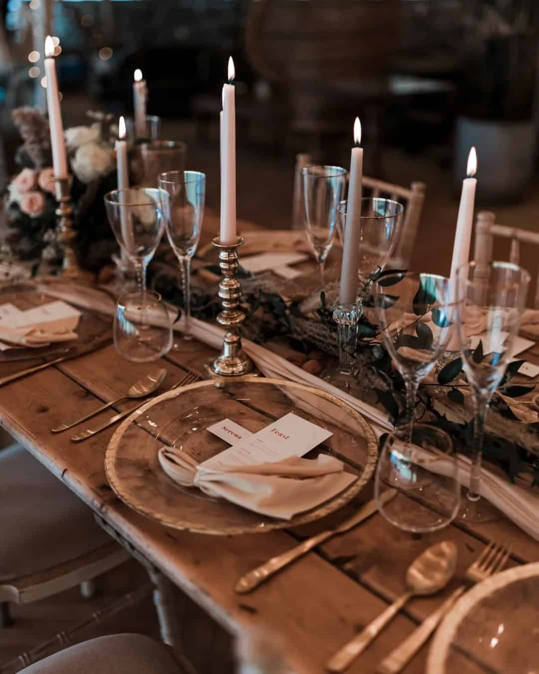 Simple Wedding Table Decorations