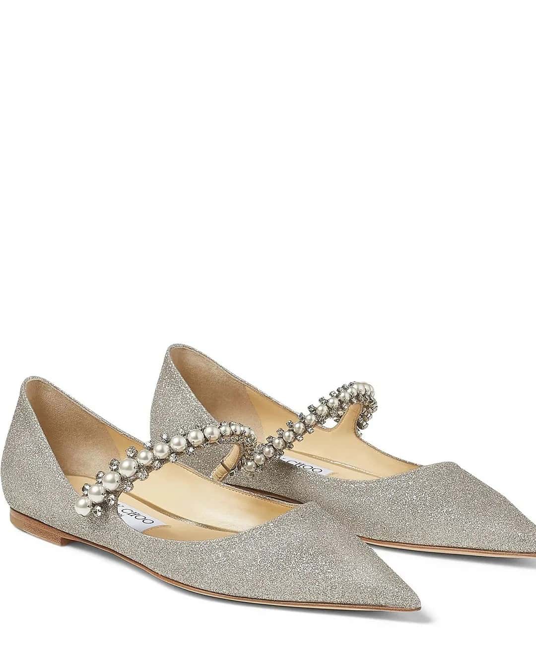 Sparkly Flat Wedding Shoes