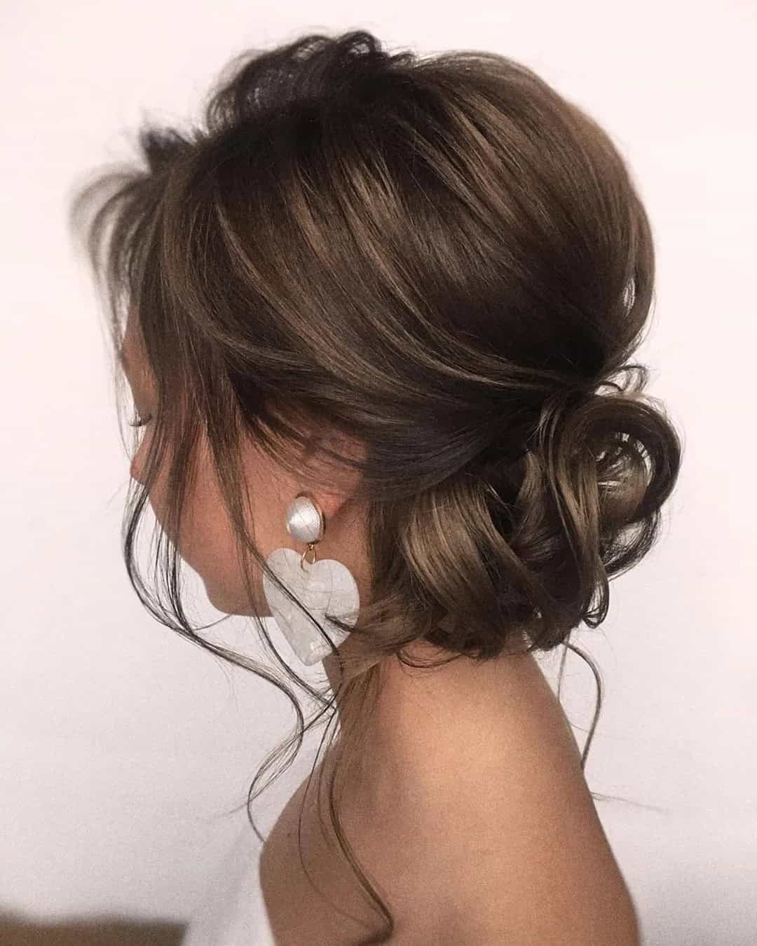 Wedding Hairstyles Low Side Bun