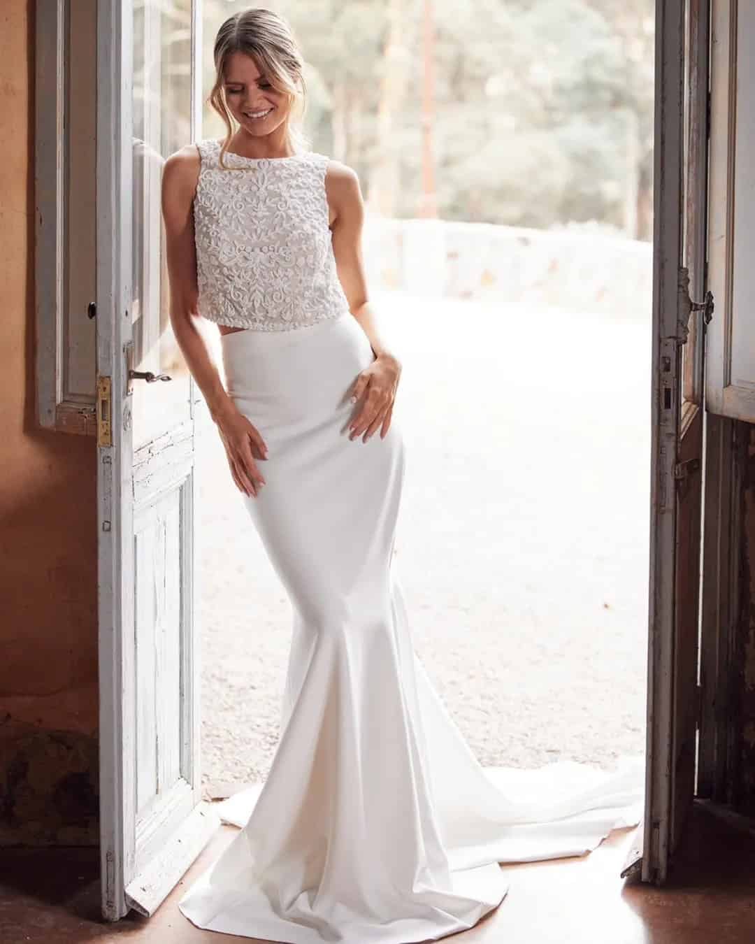 Beautiful Bridal Separates Top