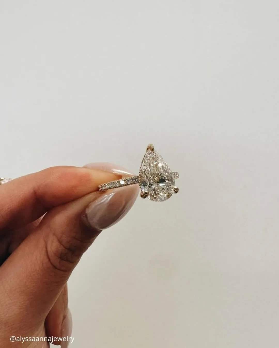 Marquise & Pear Cut Engagement Rings