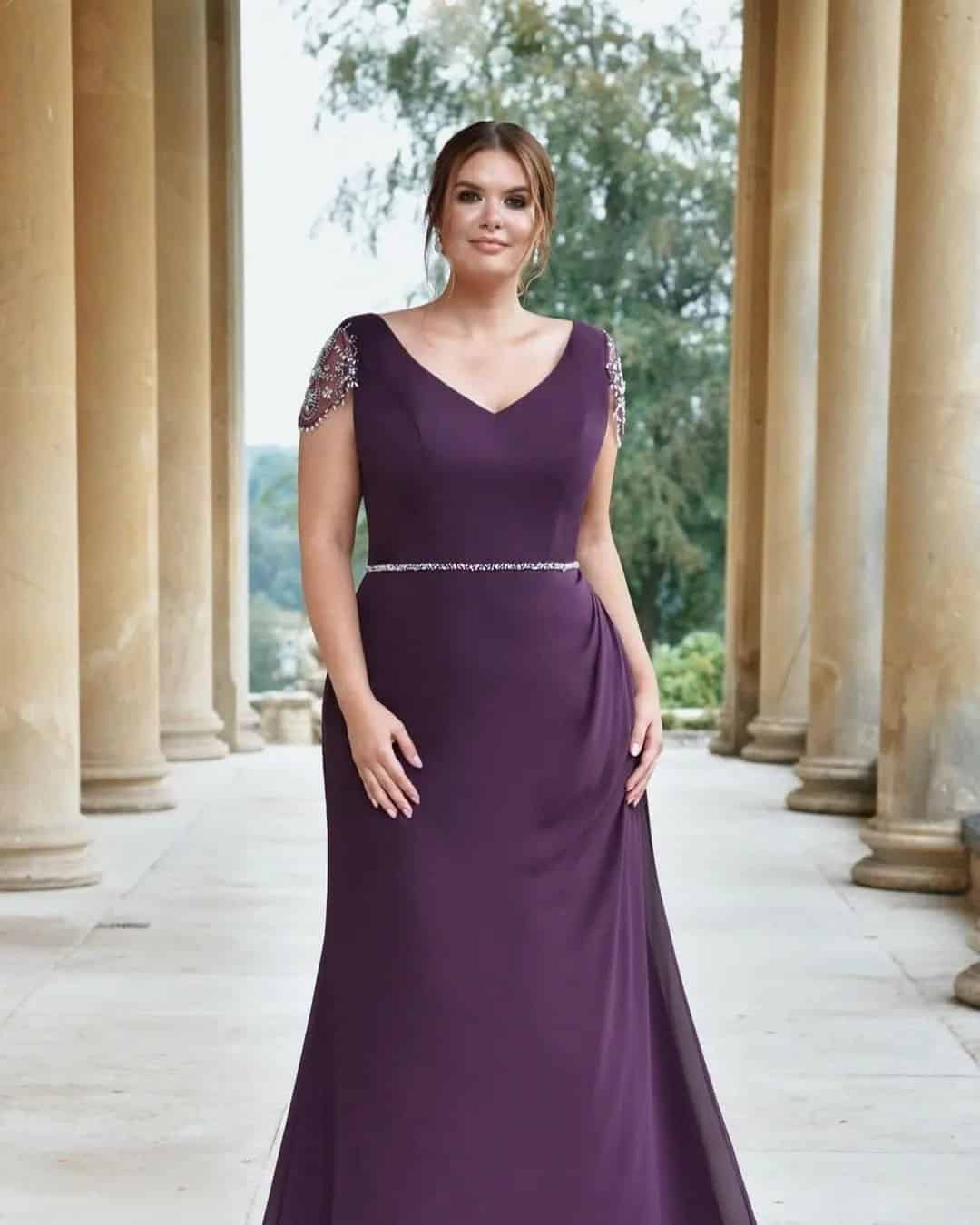 Bridesmaid Dresses In Purple