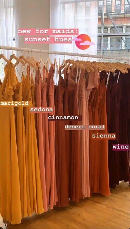 Fall bridesmaid dresses