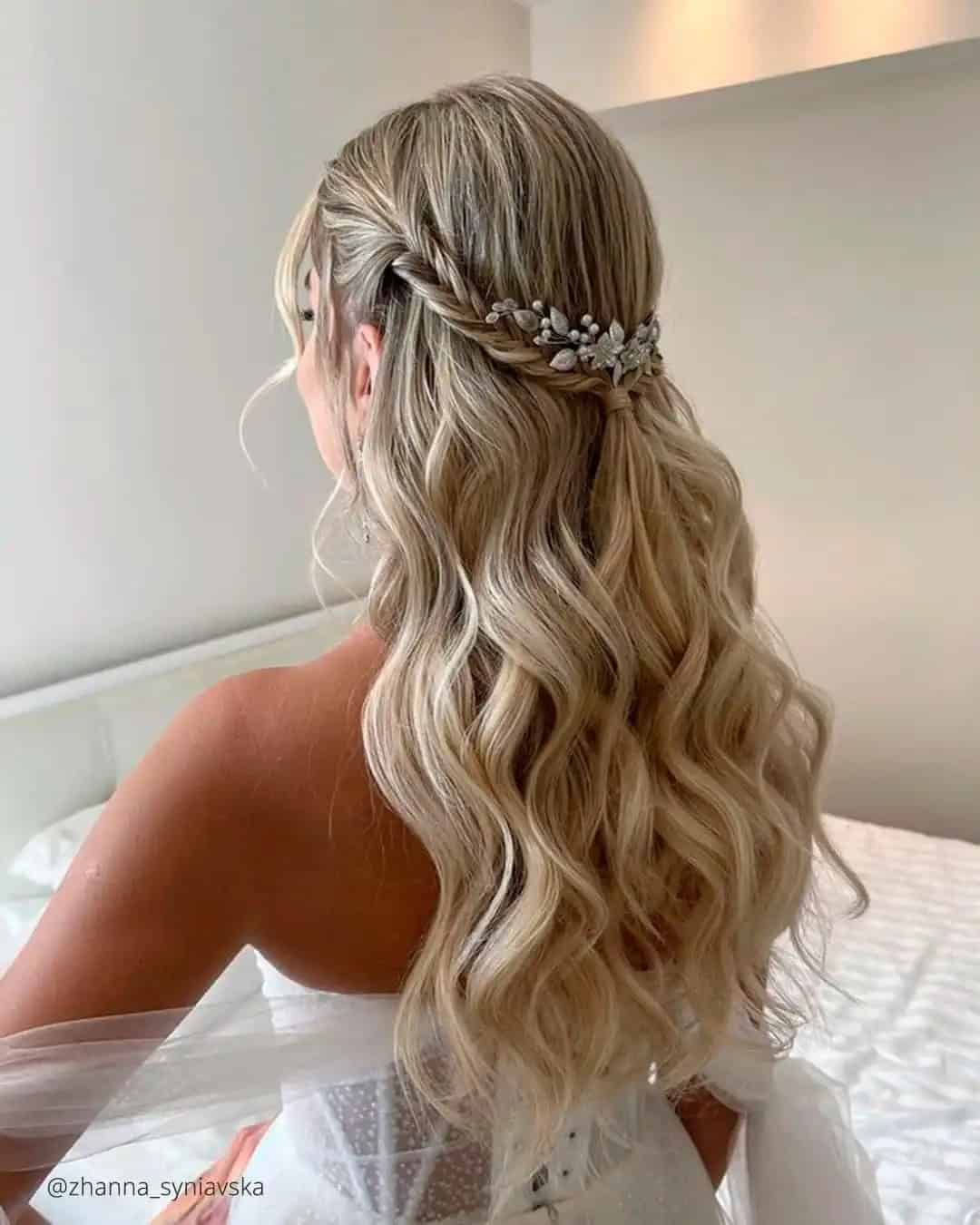 Boho Wedding Hair Half Up