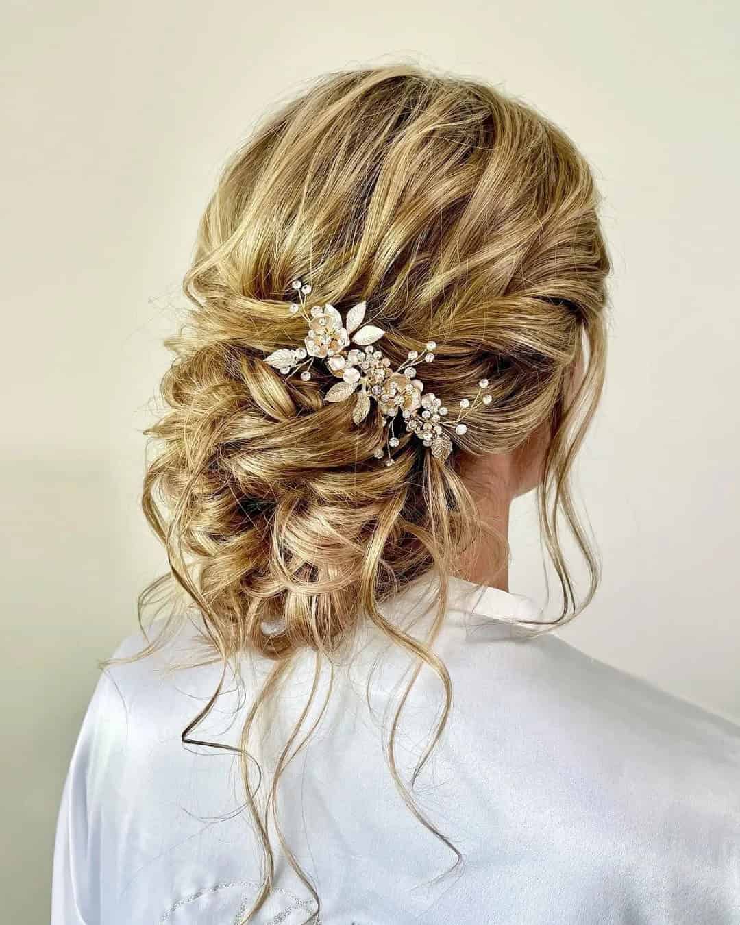 Wedding Updo Hairstyles For Curly Hair