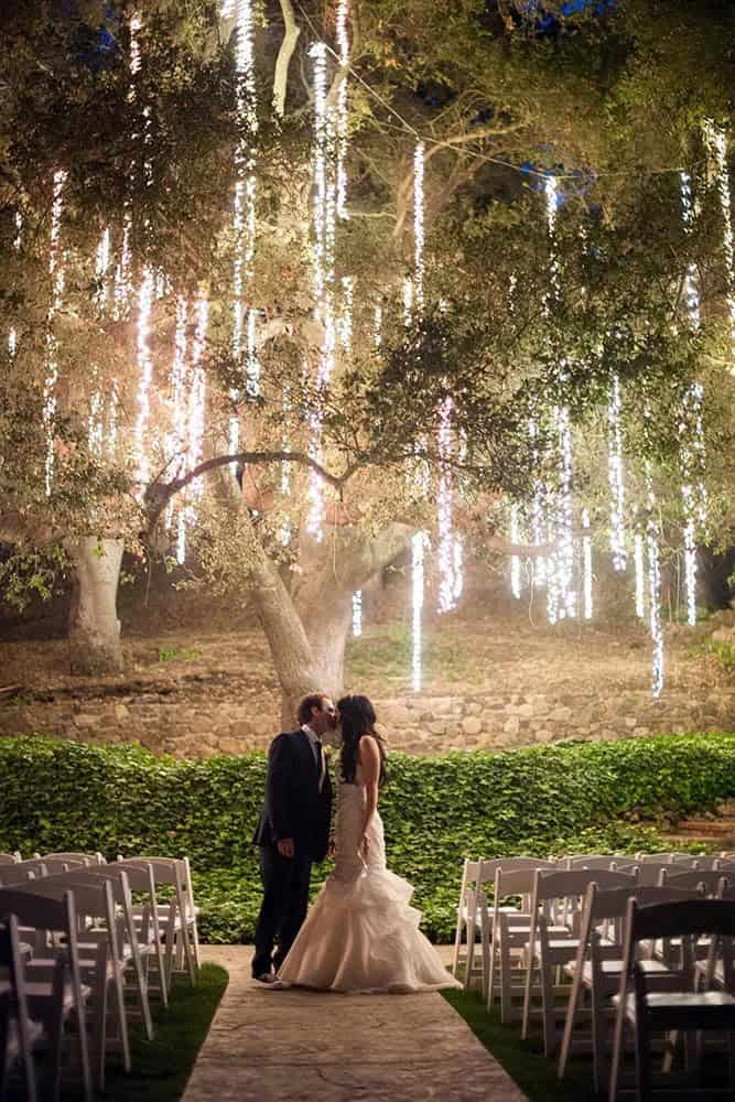 Backyard Wedding Lighting Ideas