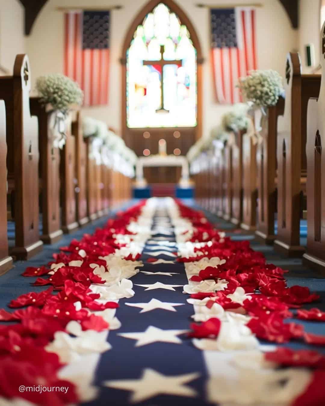 Church Wedding Decor