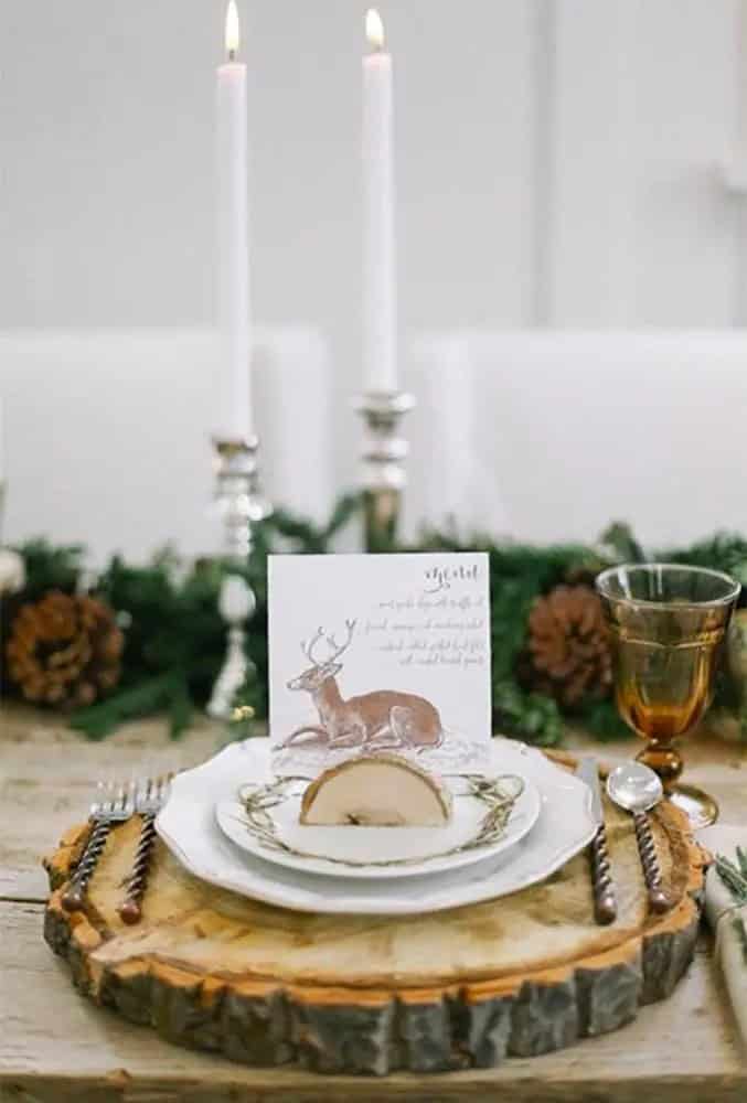 Table Decorations In Camo Style