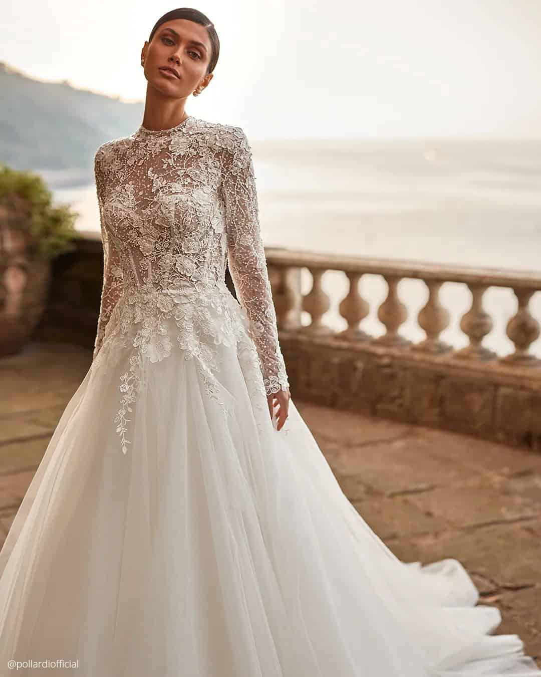 Lace Winter Bridal Dresses