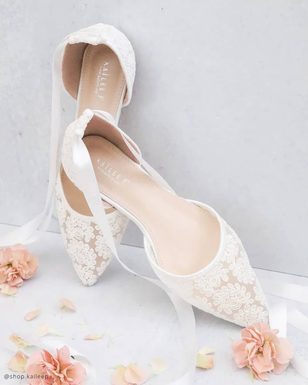 Flats Wedding Shoes For Bride