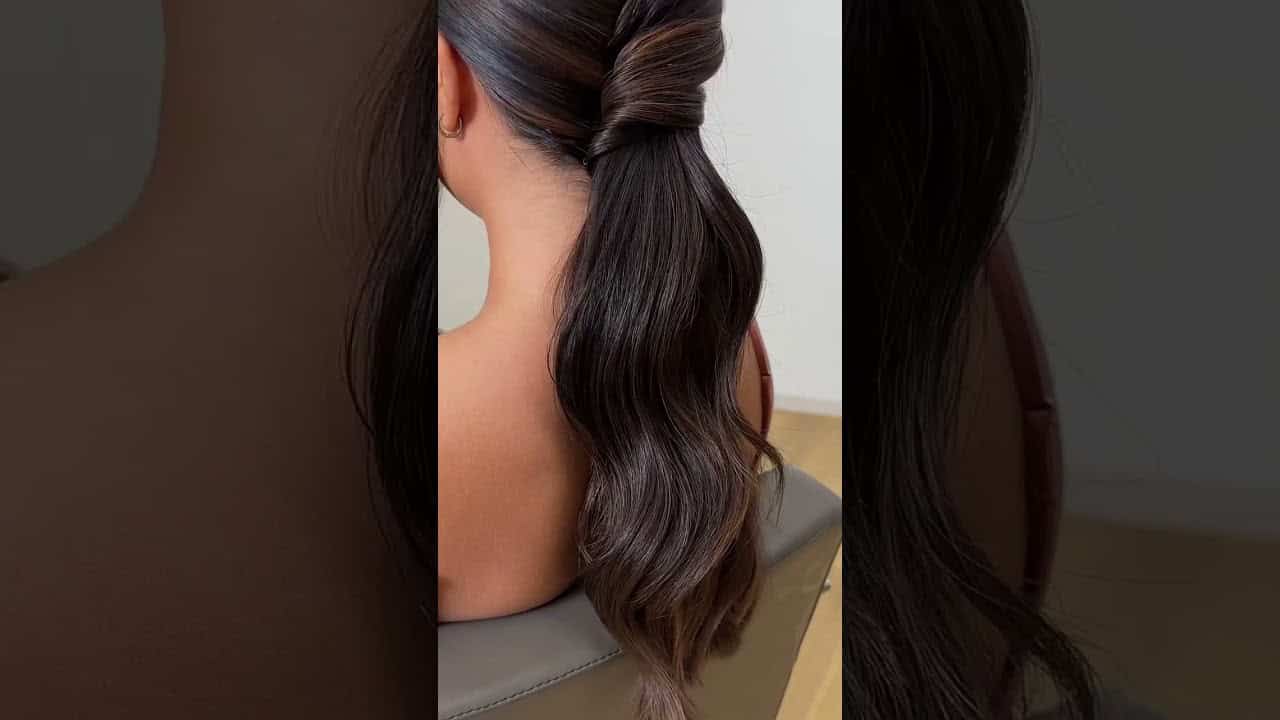 Wedding Ponytail Hair Tutorial