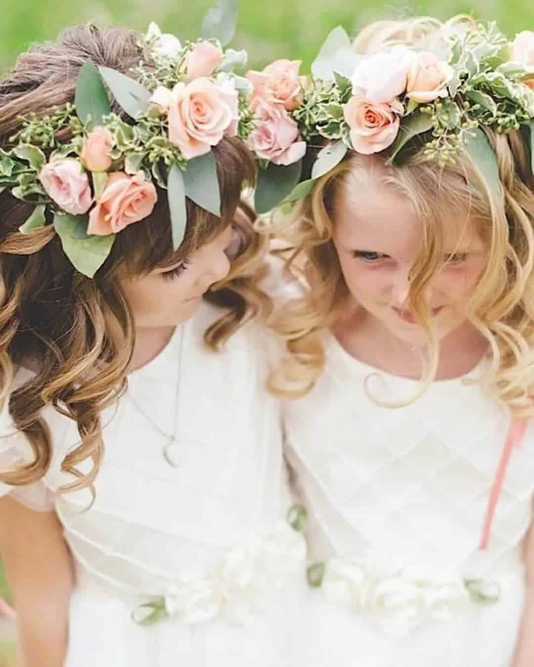 Cute Flower Girls Photos