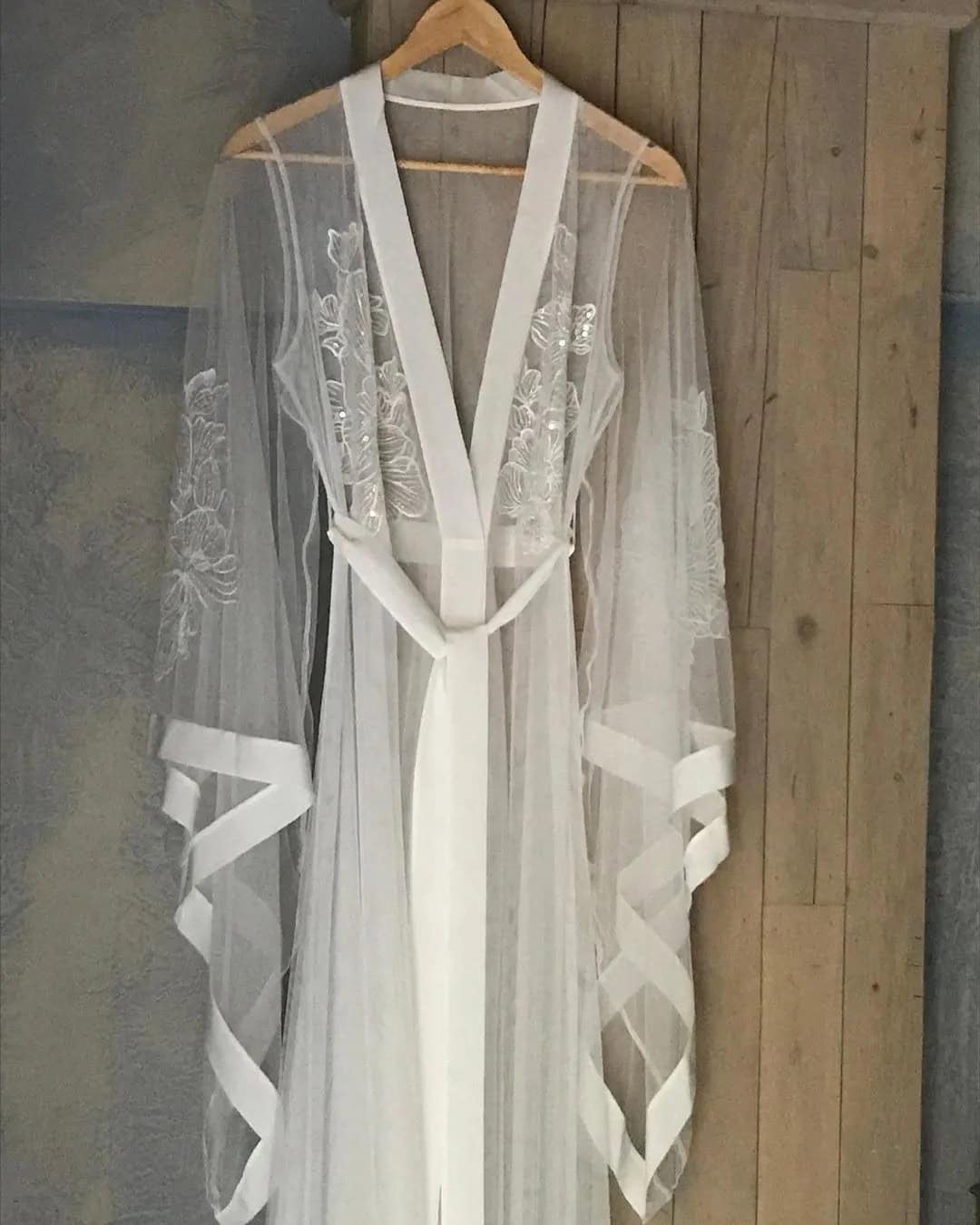 Sheer Plus-Size Bridal Lingerie And Robes