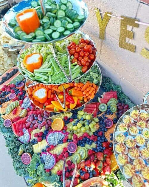 9 Fruit and Veggie Platter